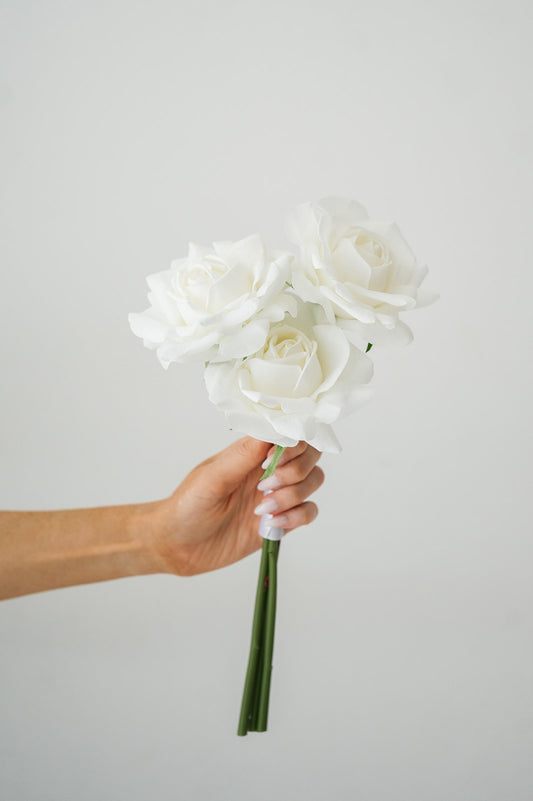 Petite White Rose Bouquet
