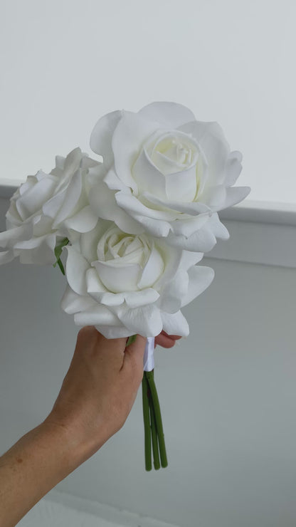 Petite White Rose Bouquet